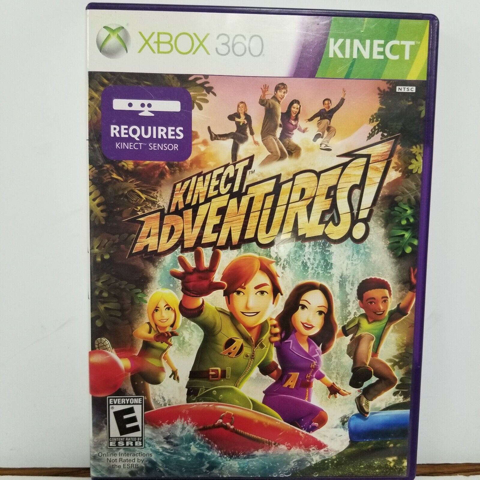 Lot of 4 Xbox 360 Kinect Games Adventures Your Shape Sports Kung