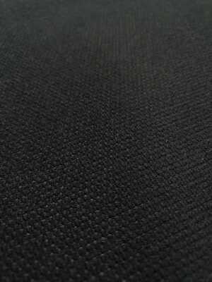 Retro ''Avus Black'' Fabric Cloth Suit Recaro Seats (1m X 1500mm Wide)