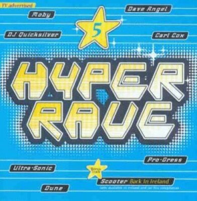 Hyper Rave 5 (1996) - CD - Carl Cox, Dj Quicksilver, Star Gate, General Base,...