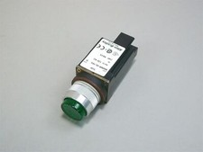 Allen Bradley 800MR Small Round Pilot Light Green LED 120V - NEW OLD STOCK