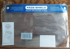 Face Shield Splash Protection Shield, NINE of them, New and Unopened