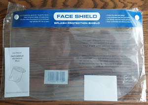 Face Shield Splash Protection Shield, NINE of them, New and Unopened