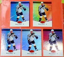 SHEA WEBER  (5)  2006-07 ROOKIE  Flair Showcase Press Level   BV $75