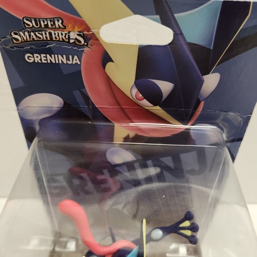 Figura de acción 2015 Nintendo Wii U Greninja Amiibo NVLCAABP Super Smash Bros NUEVO - Imagen 4 de 12