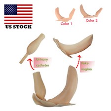 Interchangeable Urinary Catheter And False Vagina For Cosplay Silicone Pants