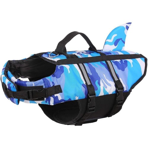 Dog Life Jacket Pet Safety Vest Swimming Boating Float Aid Buoyancy Lifesaver` - Picture 13 of 21