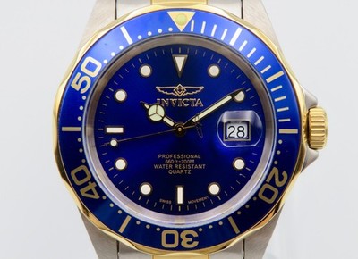 Invicta Pro Diver 9310 Men's 40mm Two-Tone Stainless Steel Quartz Wristwatch