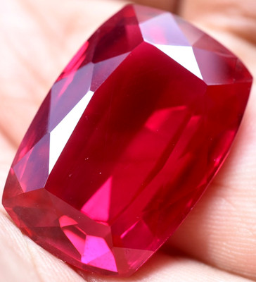 Natural 54.20 Ct Mogok Huge Pink Ruby Sparkling GGL Certified Loose Gemstone