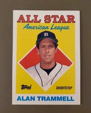 1988 Topps Alan Trammell Baseball Card #389 Mint
