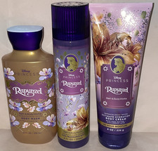 Bath Body Works DISNEY PRINCESS RAPUNZEL Body Mist Body Wash Body Cream