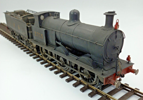 Bausatz gebaut Spur O schwarz LMS 2735 Lok 0-6-0 mit Tender verwittert gebraucht | Condition: Used