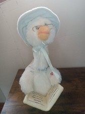 Vintage Mother Goose Story Time Plush 14  Talking Nursery Rhymes Cuddle Barn