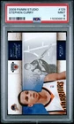 2009 PANINI STUDIO #129 STEPHEN CURRY ROOKIE RC PSA 9
