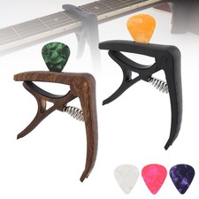 2pcs Guitar Capo, Capo and picks for 6-String Acoustic and Electric Guitars Uku