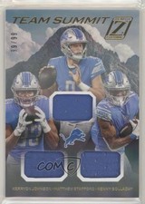 2020 Panini Zenith Team Summit Relics 99/99 Kenny Golladay Kerryon Johnson 1z6