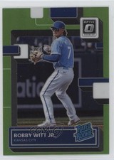 2022 Panini Donruss Optic Rated Rookie Lime Green Prizm Bobby Witt Jr #98 1j2