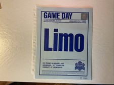 Pass de stationnement Super Bowl 1993, vintage 