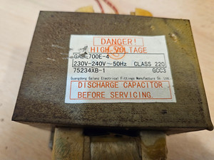 Hochspannungstransformator, Trafo Gal-700E-4 für Mikrowelle