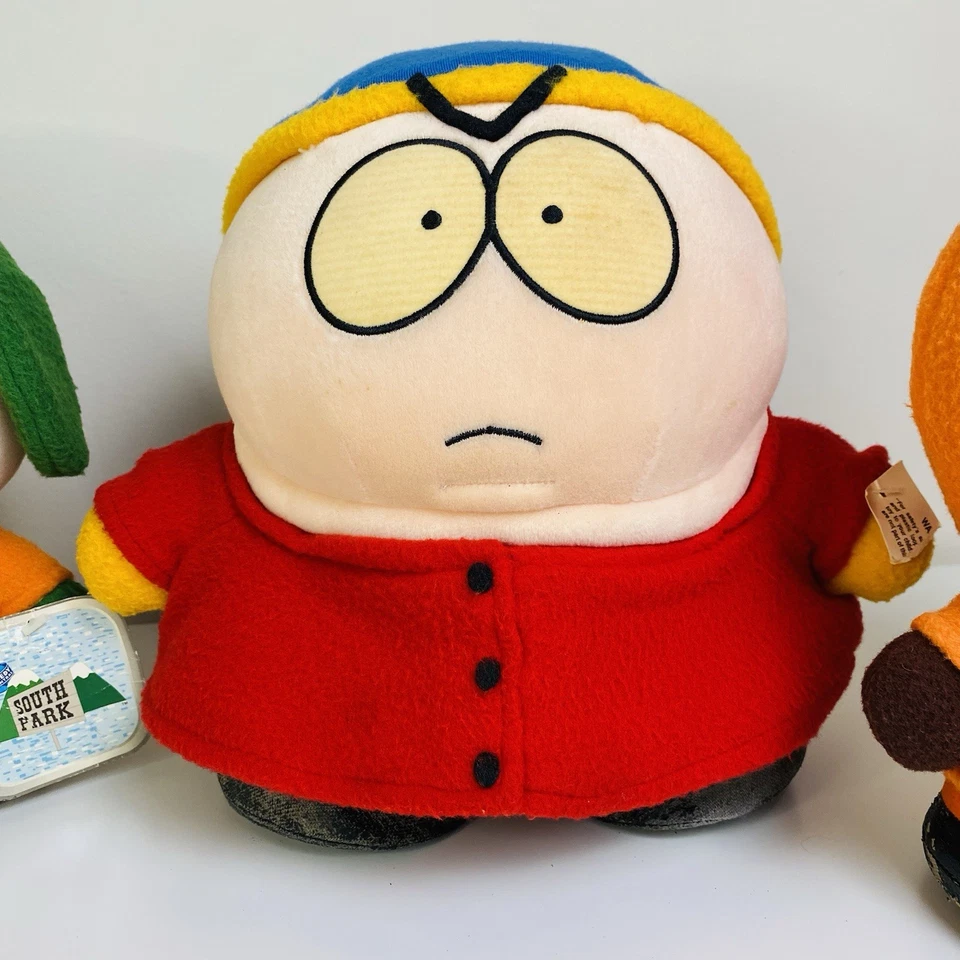 South Park 1998 LARGE Plush Lot Of 4. Stan Kyle Kenny Cartman COMEDY CENTRAL - Image 4 of 4
