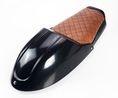 Cafe-Racer-, Scrambler-SITZBANK, f. BMW 2-Ventiler, mit Soziusabdeckung. Seat/Se