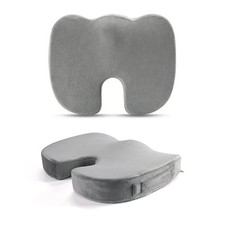 Cushion Seat Pillow Coccyx Orthopaedic Back Pain Relief Memory Foam Office Chair