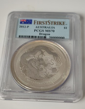 Australien - 1 AUD - 2012 -Lunar Serie II: Dr...