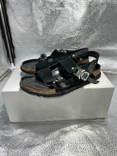 Sandales Christian Dior X Birkenstock noires Milano authentiques mollet lisse 42