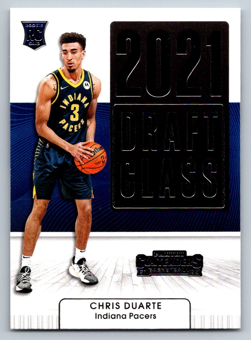 2021-22 Panini Contenders #13 Chris Duarte RC 2021 Draft Class