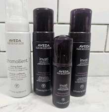 LOT OF (4) AVEDA HAIR PRODUCTS INVATI ADVANCED  & STYLING FOAM NEW
