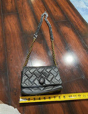 Kurt Geiger Kensington Black Chain Shoulder B...