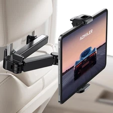 Aomiker iPad Holder Car Headrest - Stretchable Arm 2025 Adjustable Tablet Mou...