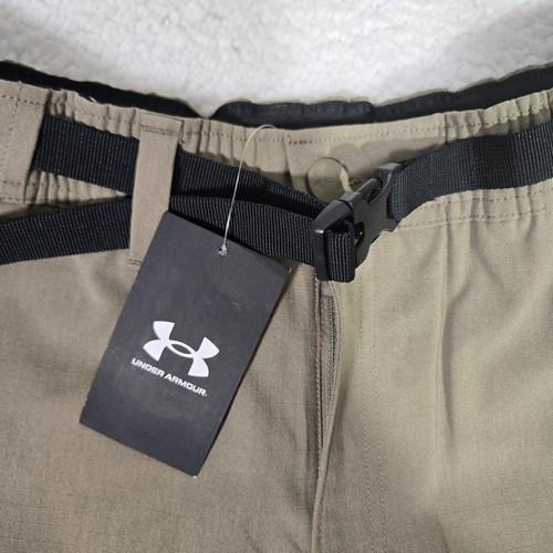 $ 90 Under Armour Medium lockere UA unaufhaltsame Utility Cargoshorts für Herren braun M - Bild 3 von 11