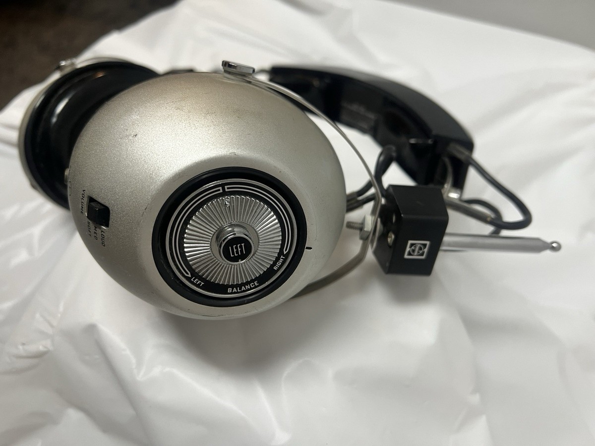 Working Retro Vintage Panasonic Rf-60 FM Stereo Headphones RF60