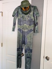 Halo Master Chief Costume Kids Youth Large 10-12 Halloween Dress Up Disguise
