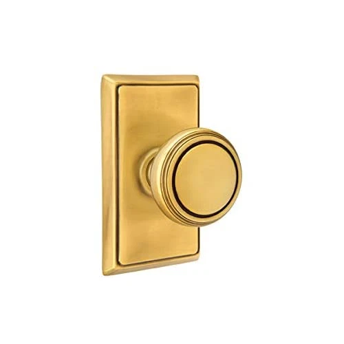 Emtek 8221NWUS7 Privacy, Rectangular Rosette, Norwich Knob, French Antique