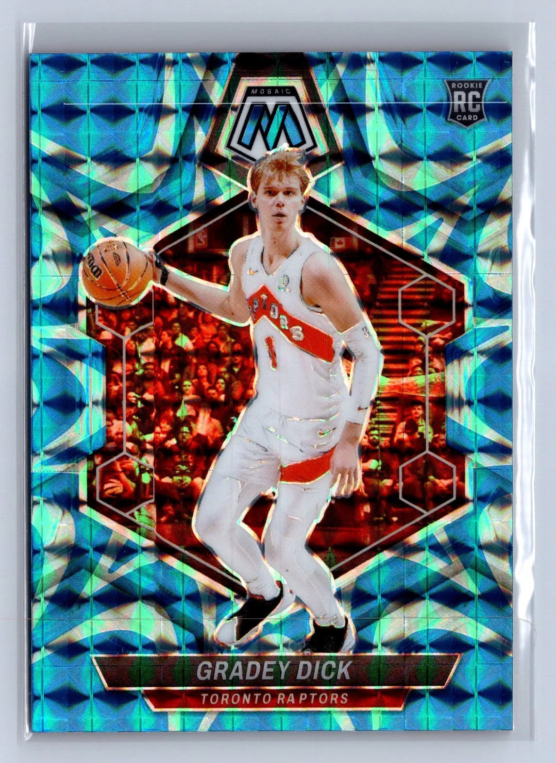 2023-24 Panini Mosaic Gradey Dick Reactive Blue #239