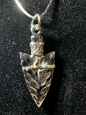 Arrowhead Necklace Indian native Tribal Style Men's Fashion - Main Image