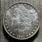 1881 P Morgan Silver Dollar Beautiful Coin Uncirculated Gem High Grade Unc!