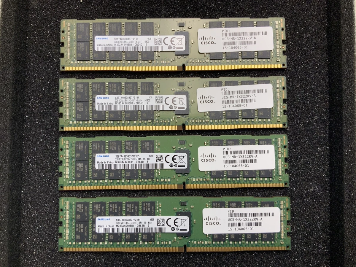 PC4-19200 (DDR4-2400) Bus Speed Server RAM 32 GB Capacity per