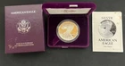 1993-P Proof $1 American Silver Eagle Box, OGP & COA