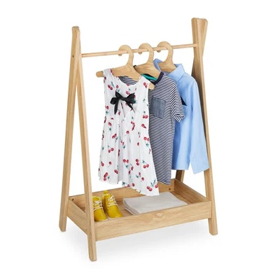 Kleiderständer Baby Garderobe Kleiderstange Garderobenständer Kinder Ablage - Bild 1 von 4