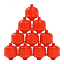 For Hvlp Paint Spray Gun Universal Red Disposable Inline Air Filters 10pcs For Hvlp Paint Spray Gun Universal Red Disposable Inline Air Filters 10pcs