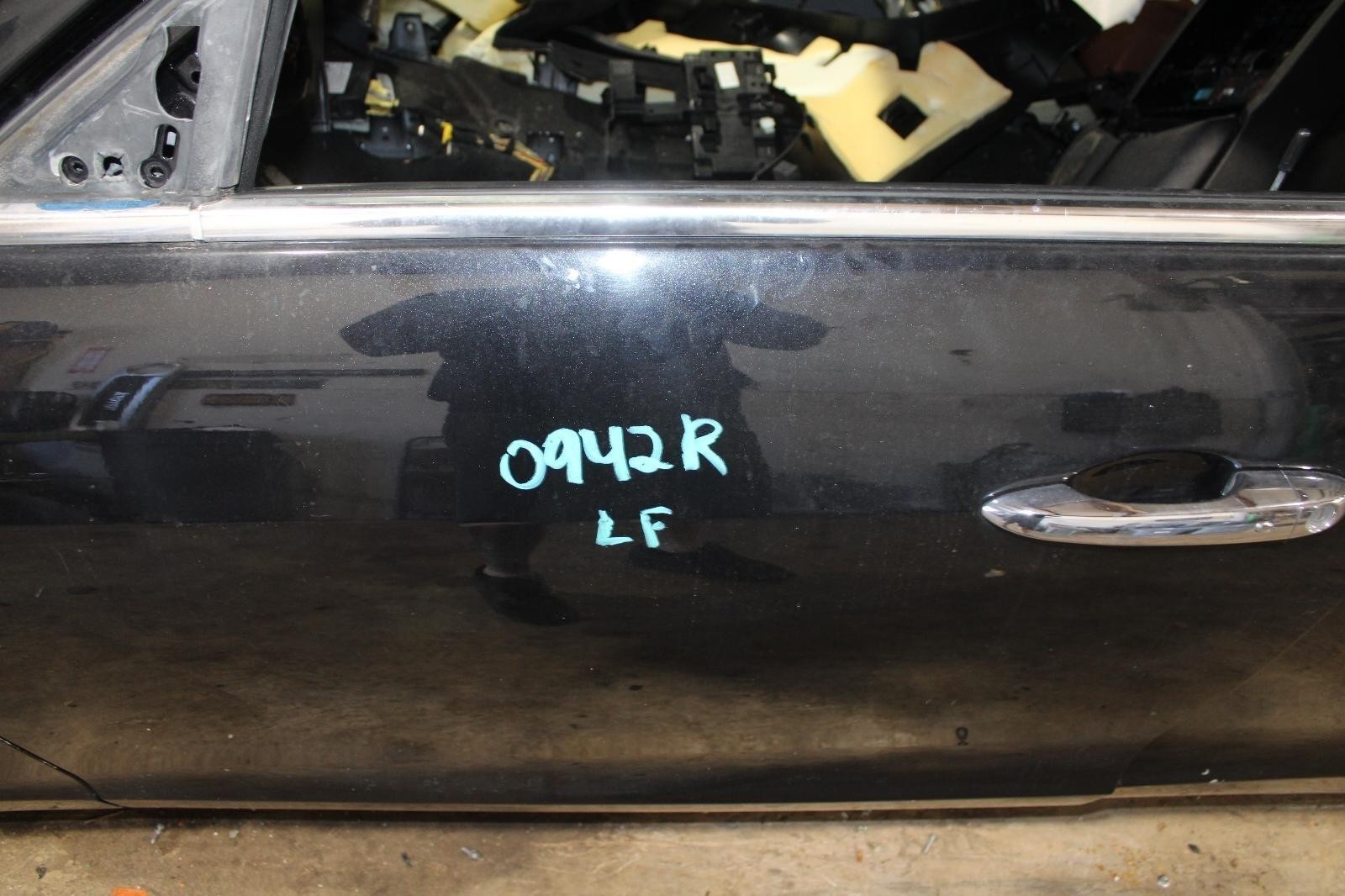 14-19 Ghibli Black Front Driver Side Left LH Door Shell W/ Regulator OEM Factory