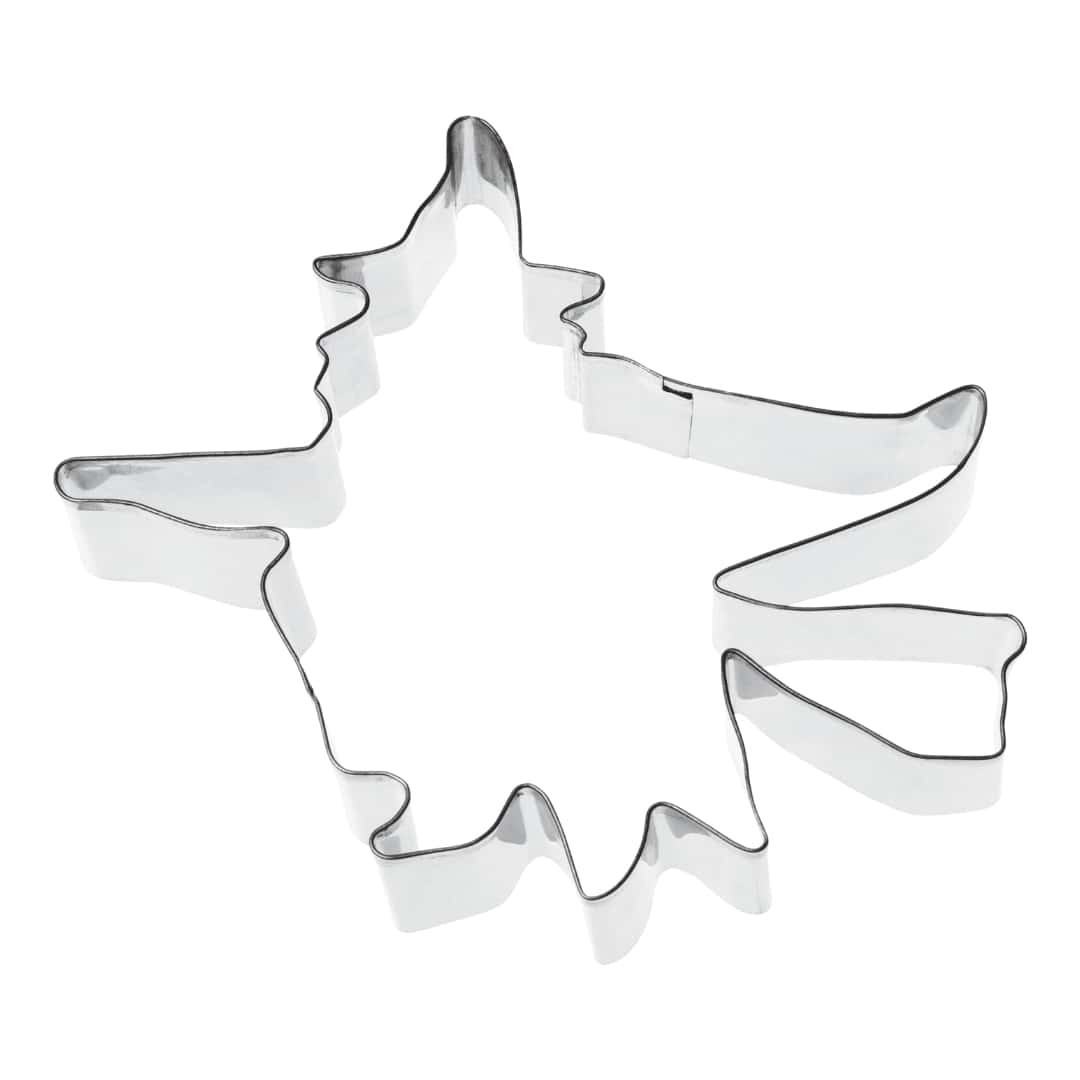 Flying Witch Or Befana Cookie Cutter With Steel Broom - PADERNO