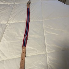 VINTAGE YOUTH IZOD LACOSTE RED, WHITE, AND BLUE BELT - SIZE 26 - NEW WITH TAGS