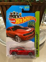 2014 Hot Wheels #202 Hw Workshop-Garage 2013 Hw Chevy Camaro Spezial Edition Rot