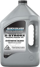 Premium Plus 2 Stroke Synthetic Blend Marine Engine Oil 1 Gallon Quicksilver