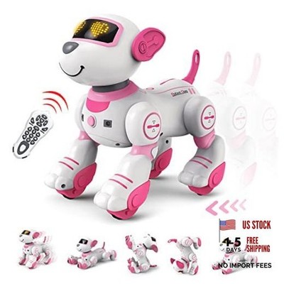 Robot Dog Toys for Girls Toys Interactive Robot Toy FollowMe Robot for Pink