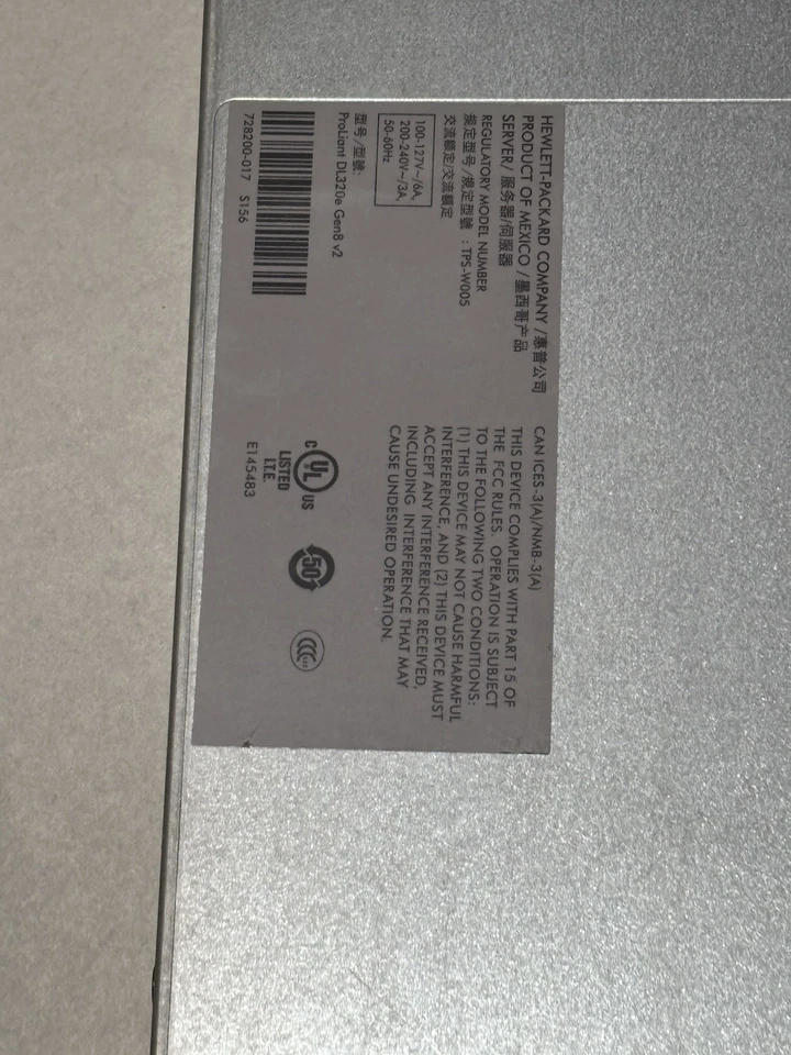 HP ProLiant DL320e Gen8 v2 2-LFF E3-1220v3 3.1GHz 12GB RAM B120i *No HDD* Server - Image 2 of 4