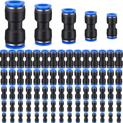 Konohan 100 Pcs Quick Connect Air Hose Fittings 1/8'', 1/4'', 5/16'', 3/8'', 1/2''...